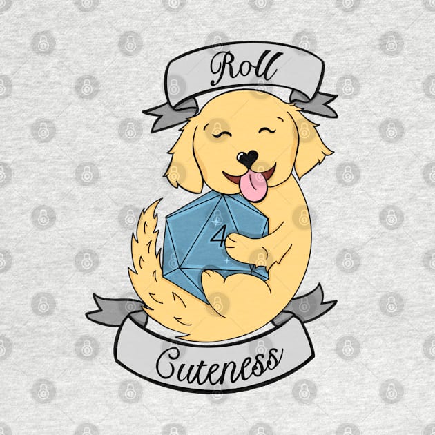 Roll 4 Cuteness | Golden Retriever | D20 by Roll 4 Cuteness 